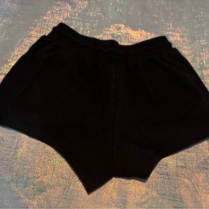 Champion Black‎ Athletic Shorts with Curved Hem
